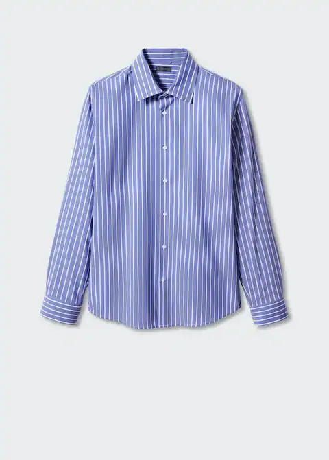 Camisa Slim Fit Algodón Rayas — Indumentaria Hombre de Trendy Store