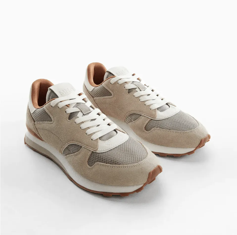 Deportiva Combinada Piel — Zapatos Hombre de Trendy Store