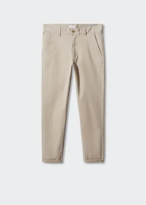 Pantalón Recto Algodón — Indumentaria Hombre de Trendy Store